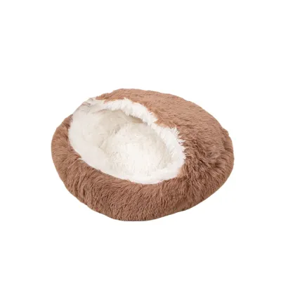 Brown Plush Pet bed