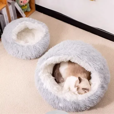 Soft Round Cat Bed