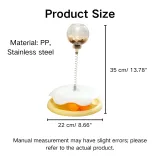 Puzzle Feeder and Chase Ball in One PP Cat Toy Size