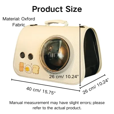 Portable Foldable Shoulder Oxford Fabric Cat Carrier Size Portable Foldable Shoulder Oxford Fabric Cat Carrier Size