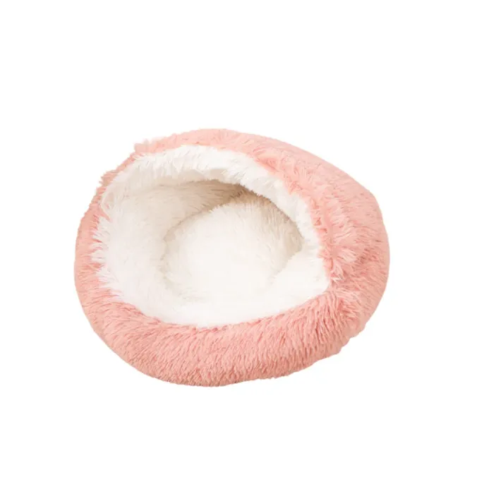 Pink Plush Pet bed