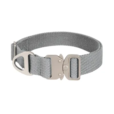 Adjustable Polyester Cotton Collar Grey