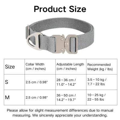 Adjustable Polyester Cotton Collar Size