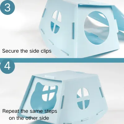 Breathable Waterproof Rocking PP Cat Bed_2