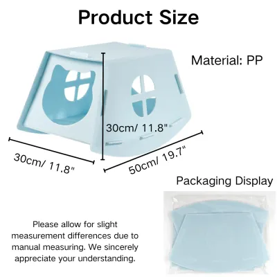 Breathable Waterproof Rocking PP Cat Bed Size