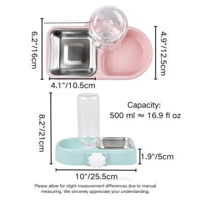 2-in-1 Cat Dog Automatic Water Feeder size 2-in-1 Cat Dog Automatic Water Feeder size