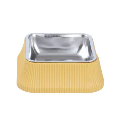 Pet Feeding Bowl Yellow