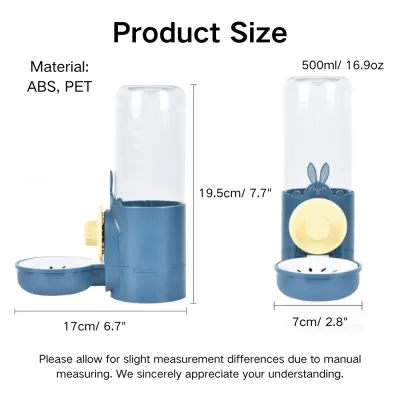 Durable ABS Pet Waterer Size