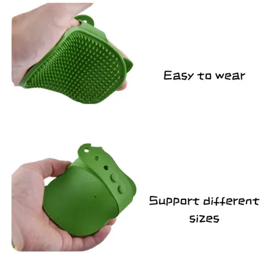 Silicone Pet Palm Massage and Bath Brush Silicone Pet Palm Massage and Bath Brush