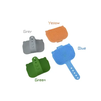Silicone Pet Palm Massage and Bath Brush Silicone Pet Palm Massage and Bath Brush