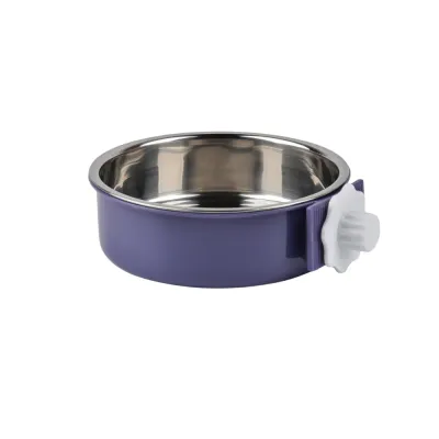 Adjustable Clamp On Stainless Steel Pet Bowl Adjustable Clamp On Stainless Steel Pet Bowl