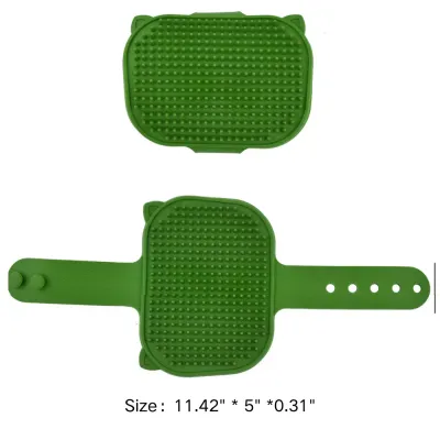 Silicone Pet Palm Massage and Bath Brush Silicone Pet Palm Massage and Bath Brush