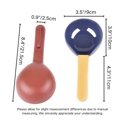 Pet Cat Food Scoop with Handle Size