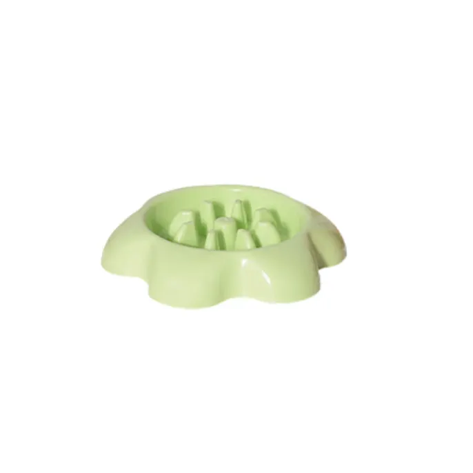 Flower Shape Pet Food Bowl Plastic Dog Bowl