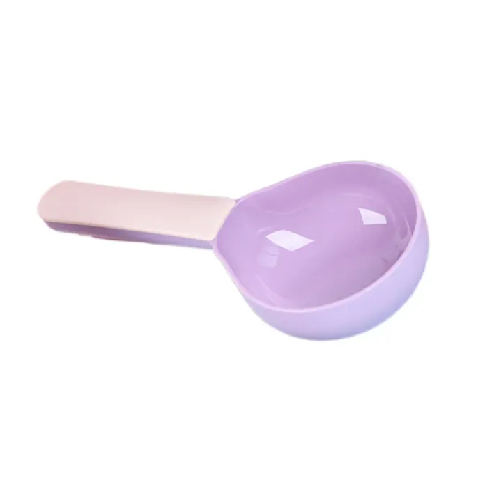 Pet Cat Food Scoop with Handle Purple