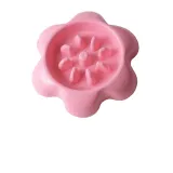 Flower Shape Pet Food Bowl Plastic Dog Bowl 