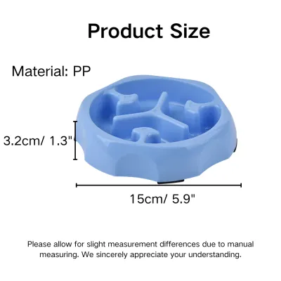 Modern Design PP Slow Feeder Bowl Size Modern Design PP Slow Feeder Bowl Size