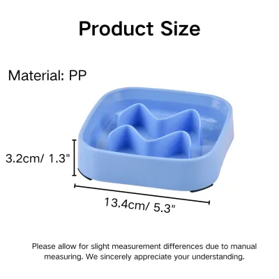 PP Slow Feeder Bowl with Wavy Columns Size PP Slow Feeder Bowl with Wavy Columns Size