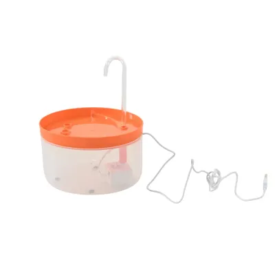 Pet Water Fountain Orange