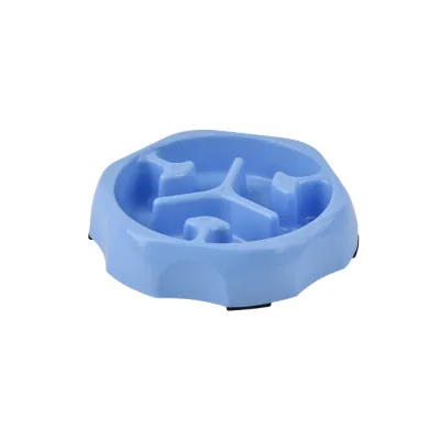 Modern Design PP Slow Feeder Bowl Blue Modern Design PP Slow Feeder Bowl Blue