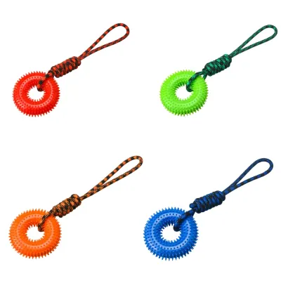 Pet Interactive Rope Knot TPR Toy Teeth Cleaning Dog Toy Pet Interactive Rope Knot TPR Toy Teeth Cleaning Dog Toy