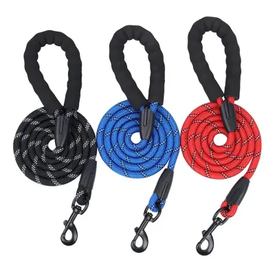 Durable Nylon Dog Leash Strong and Comfortable for Daily Durable Nylon Dog Leash Strong and Comfortable for Daily