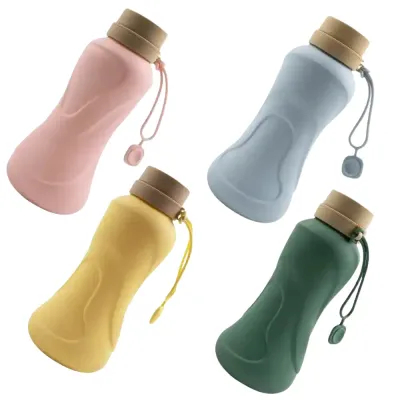 Silicone Pet Bottle Foldable Travel Water Cups