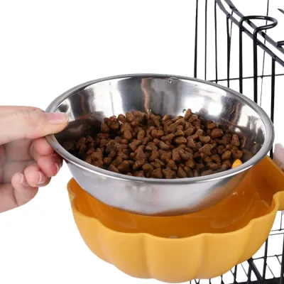 Stainless Steel Hanging Cat Bowl