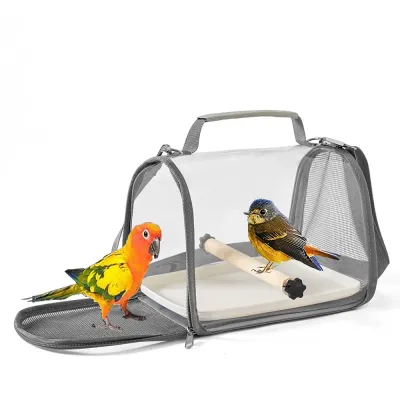Bird Carrier Bag with Perch and Tray_3