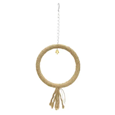 Hemp Rope Bird Swing Ring Toy Hemp Rope Bird Swing Ring Toy