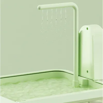 Easy-Clean Transparent ABS Bird Bath_6 Easy-Clean Transparent ABS Bird Bath_6