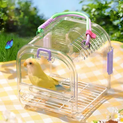 Portable Breathable PET Travel Bird Carrier Bag_3