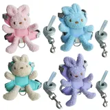 Cute Bunny Plush Dog Harness Vest with Leash for Small Breeds