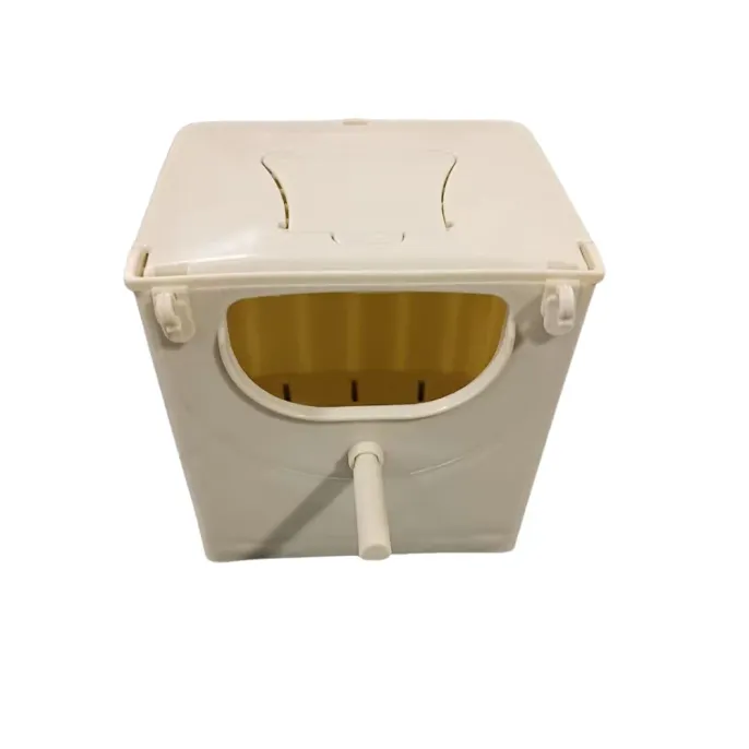 Small Parrot Nest Box for Breeding – Wooden Bird House for Budgies, Cockatiels, Lovebirds 
