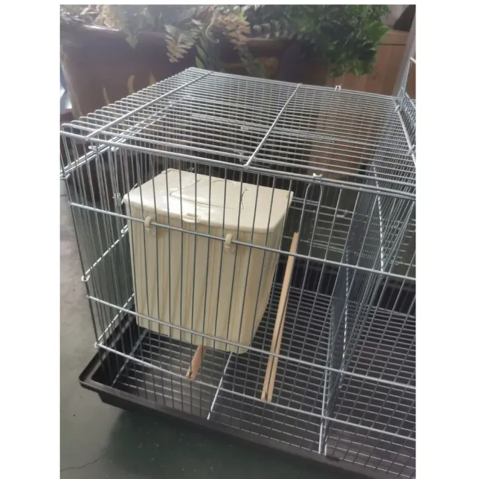 Small Parrot Nest Box for Breeding – Wooden Bird House for Budgies, Cockatiels, Lovebirds 