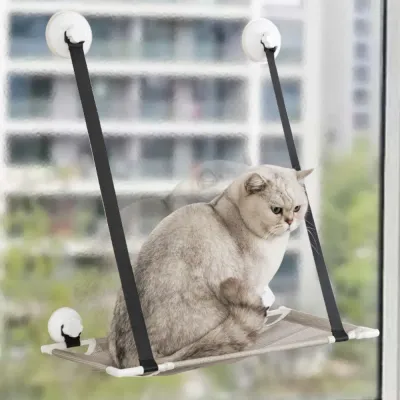 Plush Cat Window Hammock_21