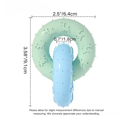 Interlocking Silicone Chew Toy for Dogs size Interlocking Silicone Chew Toy for Dogs size