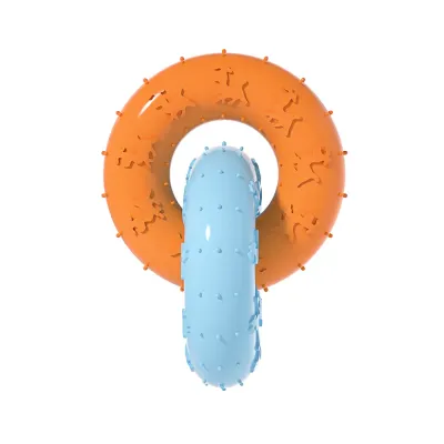 Silicone Chew Toy Orange Silicone Chew Toy Orange