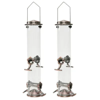  Hanging Metal Feeding Cage for Small Birds and Parrots