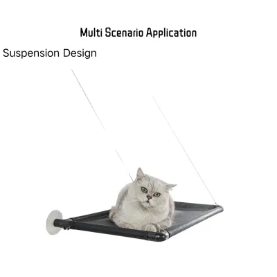 Window-Mounted Cat Hammock – Space-Saving Hanging Cat Bed with Strong Suction Cups Window-Mounted Cat Hammock – Space-Saving Hanging Cat Bed with Strong Suction Cups