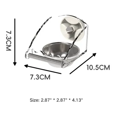  Spacious Metal Bird Cage with Perch & Feeder