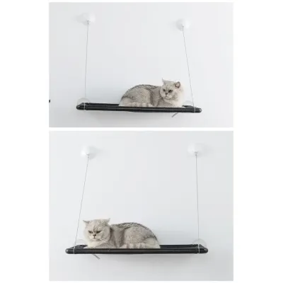 Window-Mounted Cat Hammock – Space-Saving Hanging Cat Bed with Strong Suction Cups Window-Mounted Cat Hammock – Space-Saving Hanging Cat Bed with Strong Suction Cups