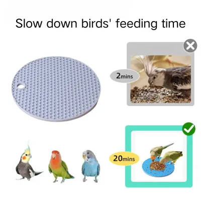 Durable Silicone Bird Slow Feeder Mat_3 Durable Silicone Bird Slow Feeder Mat_3