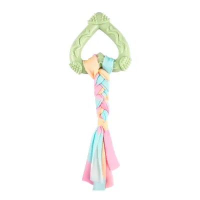 Heart Shape TPR Pet Dog Chew Toy Green Heart Shape TPR Pet Dog Chew Toy Green