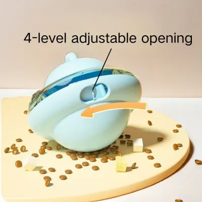 Chicken Design Wobbly Durable ABS Pet Treat Toy_2