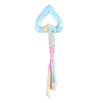 Heart Shape TPR Pet Dog Chew Toy Blue Heart Shape TPR Pet Dog Chew Toy Blue