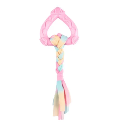 Heart Shape TPR Pet Dog Chew Toy Pink Heart Shape TPR Pet Dog Chew Toy Pink