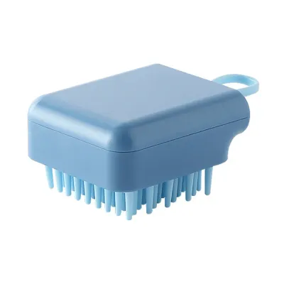 Massage Handheld Pet Grooming Tool Blue Massage Handheld Pet Grooming Tool Blue