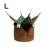 Ventilated Sun Protection Hanging Plush Bird Nest