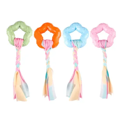 TPR Ring Braided Rope Dog Toys TPR Ring Braided Rope Dog Toys